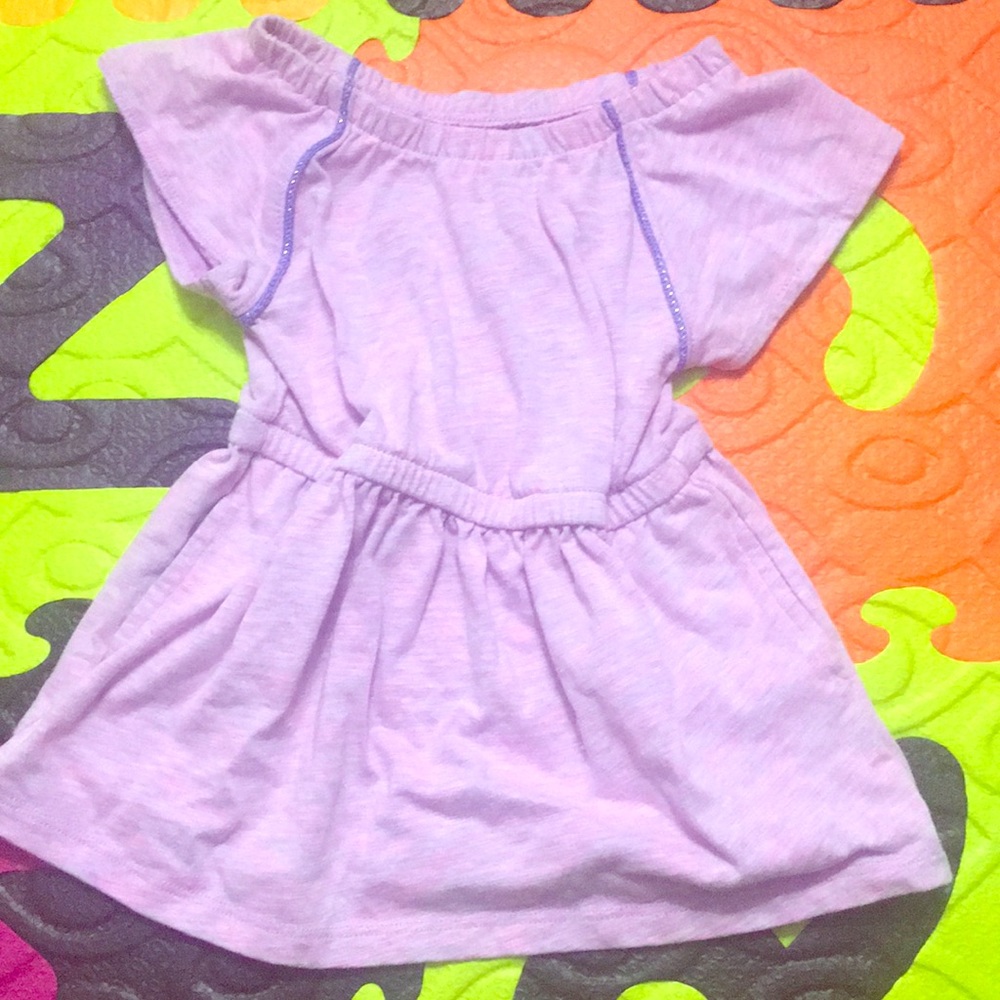 Purple dress with pockets